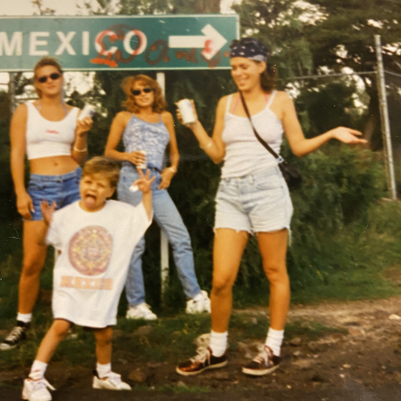 Mom, Her friends and Me. Mexico 1997